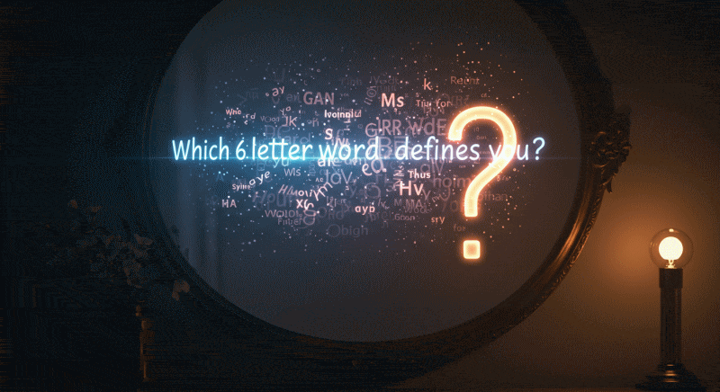 あなたならどの6文字で自分を表現する?