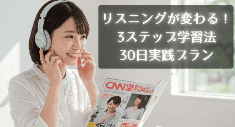 CNN English Expressだけでリスニングが変わる
