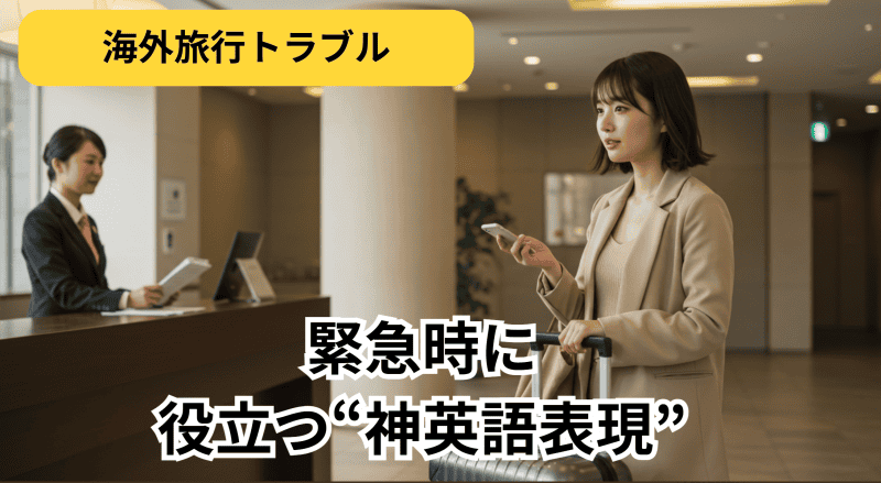 緊急時に役立つ英語表現
