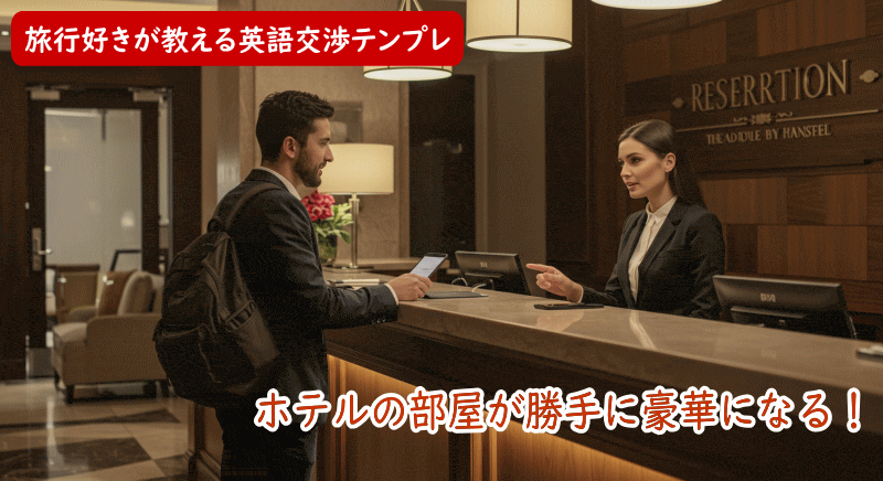 ホテルで無料アップグレードを狙う方法