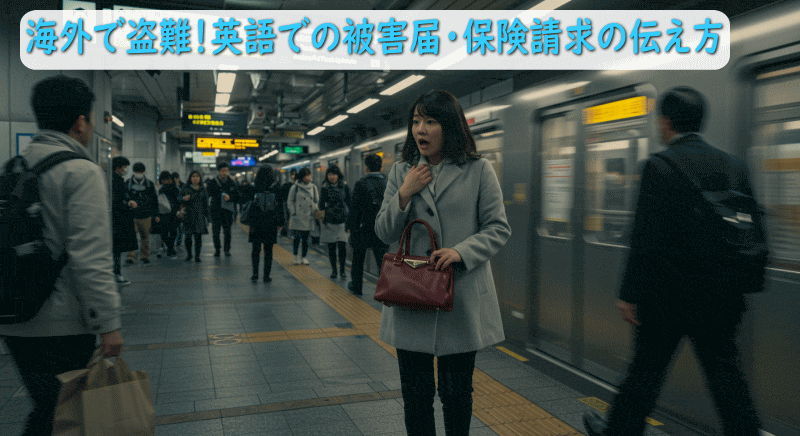 盗難被害を英語でどう説明する？基本表現まとめ