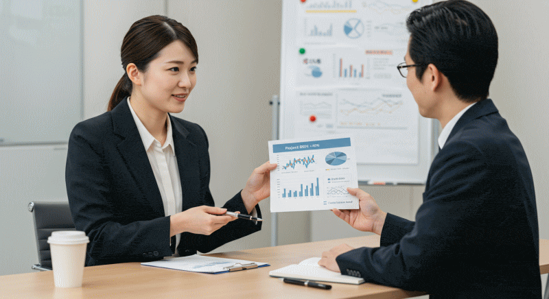 英語面談で成果を効果的に伝えるには