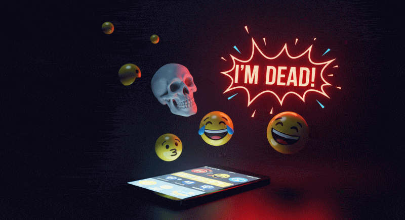 I'm deadとは？意味と語源