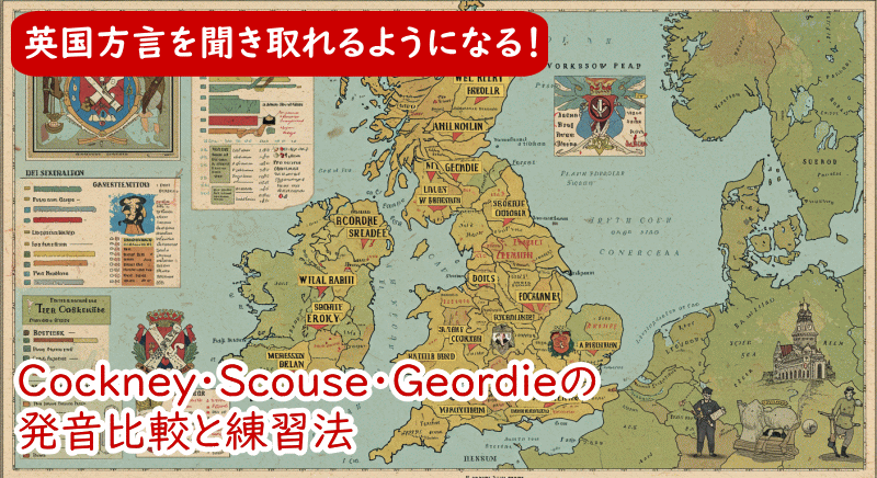 英国方言マップ：地域ごとの違いとは