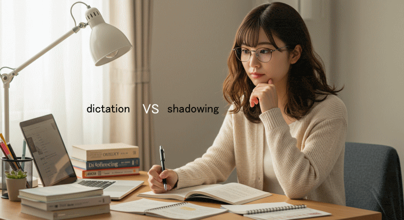 シャドーイングとの比較:どっちが先?