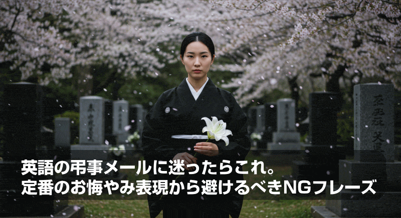 基本のお悔やみフレーズ(定番表現)