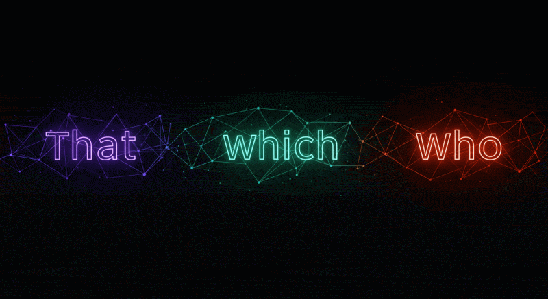 that / which / who の使い分けと省略可否