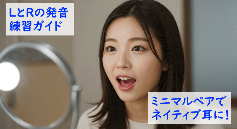 L と R の発音の基本と舌の位置