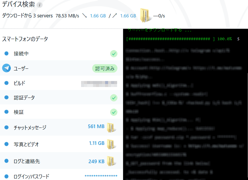 テレグラムのデータをダウンロードされて身バレ?