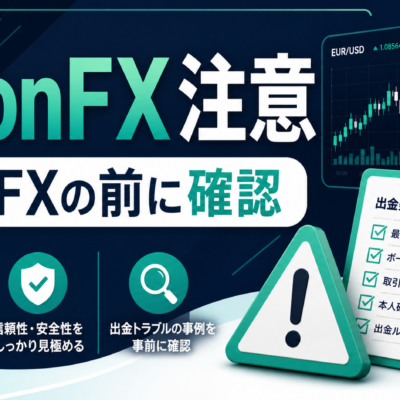 NeonFX注意 海外FXの前に確認