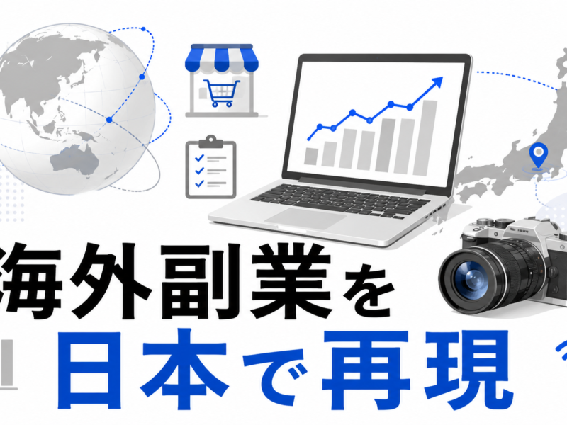 海外副業を日本で再現 サムネイル