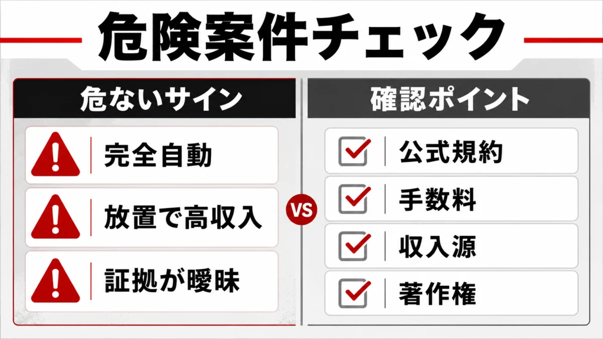 海外副業の危険案件チェックリスト