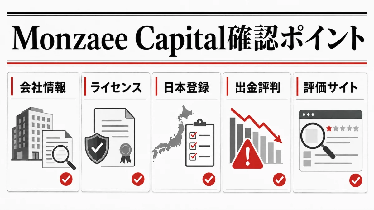 Monzaee Capitalの確認ポイント全体像