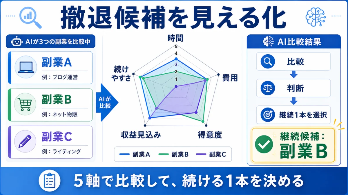 撤退候補を見える化