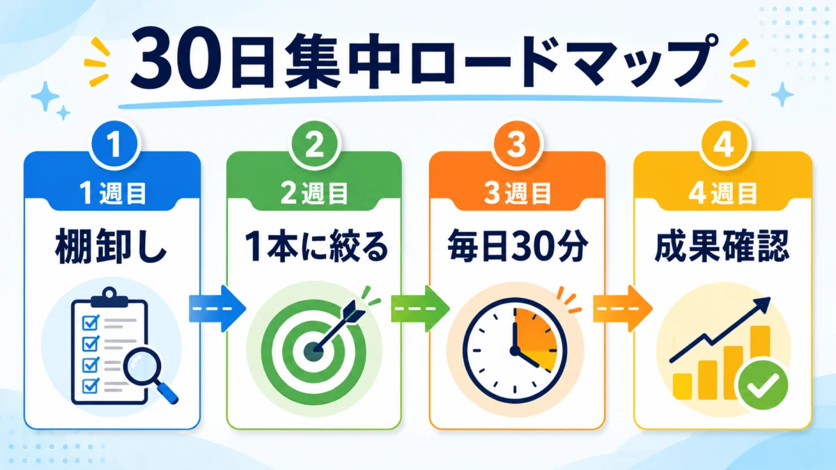 30日集中ロードマップ