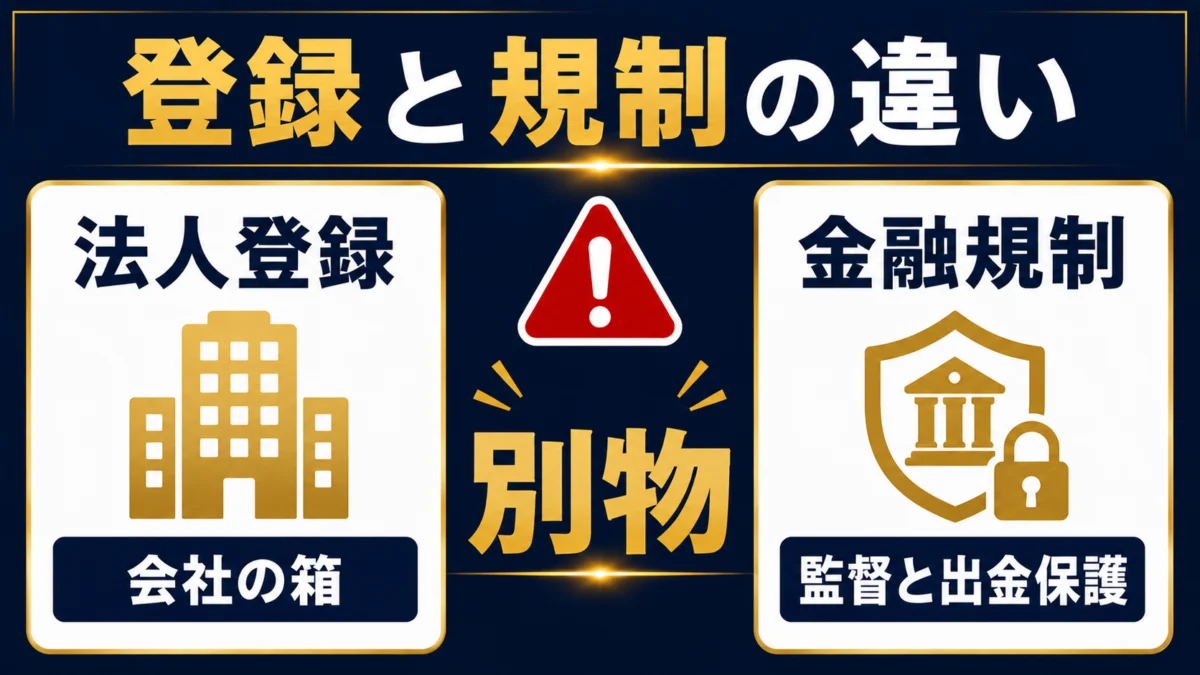 SLK Capital LTDを見る前に、法人登録と金融規制の違いを分けて確認します。