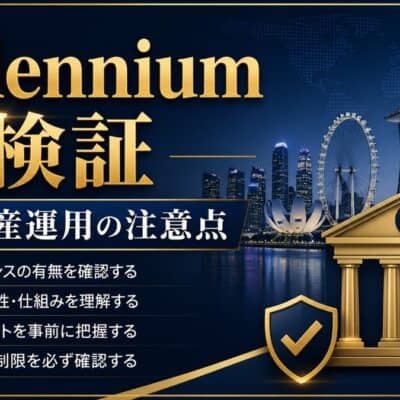 Millennium 検証 海外資産運用の注意点