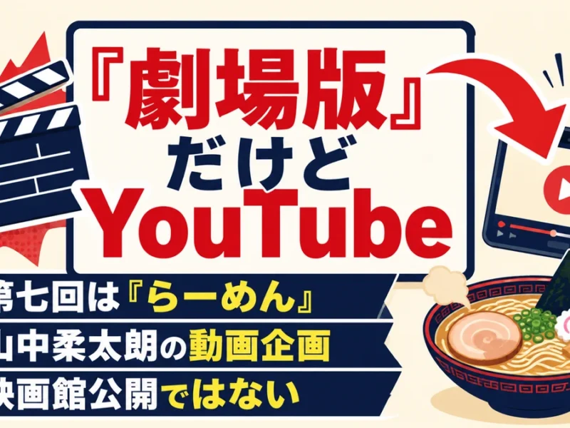 劇場版じゅうたろうはYouTube企画で第七回はらーめんと示す日本語図解